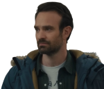 Merv Charlie Cox Blue Parka Jacket - Image 2
